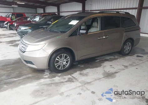 2011 Honda Odyssey Ex-L z USA, uszkodzony, nr VIN 5FNRL5H6XBB026890